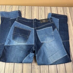 Noiz Jeans Patchwork Men’s Jeans Size 34 x 32 Baggy Y2K Denim